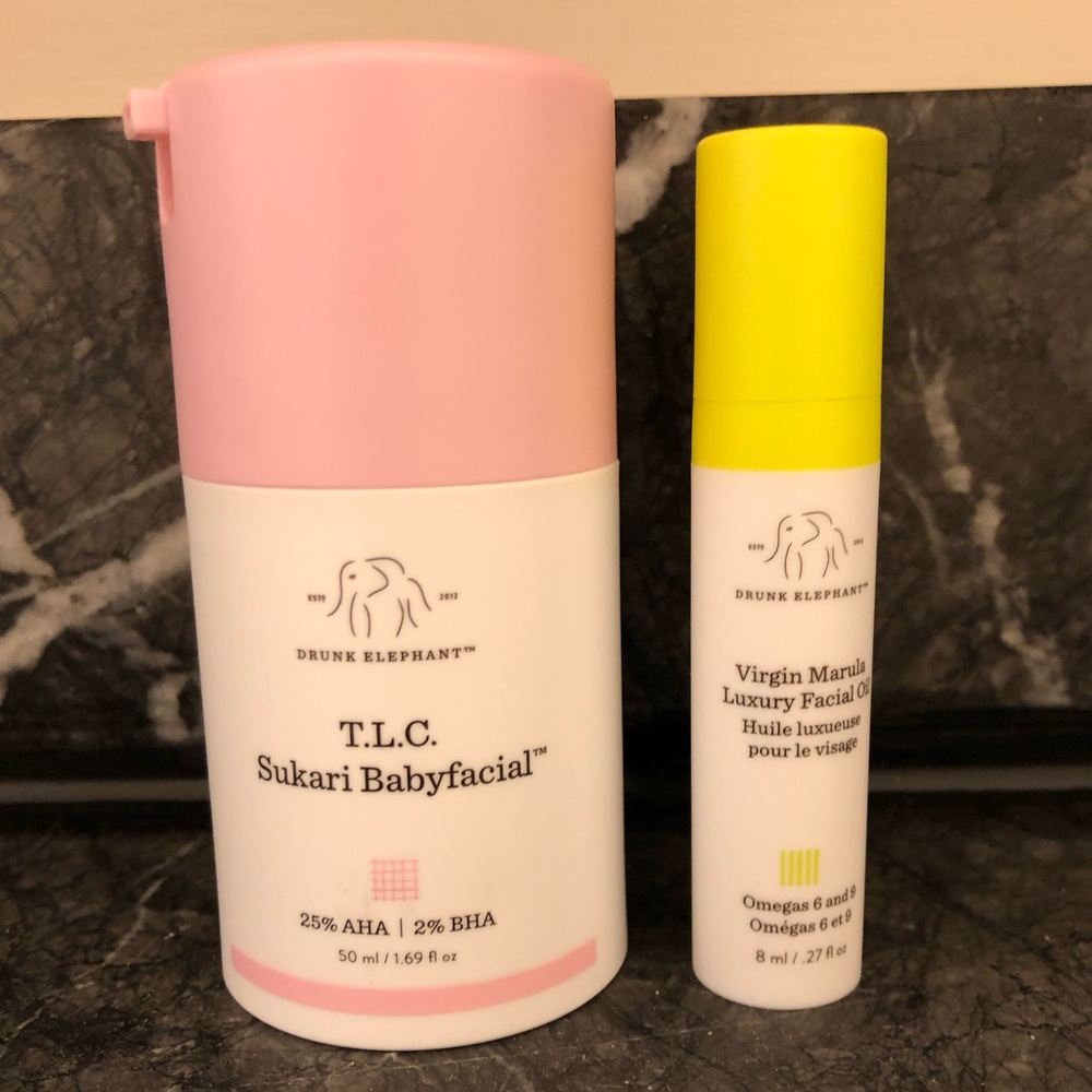 NWOT Drunk Elephant Baby Facial &Virgin Marula Oil